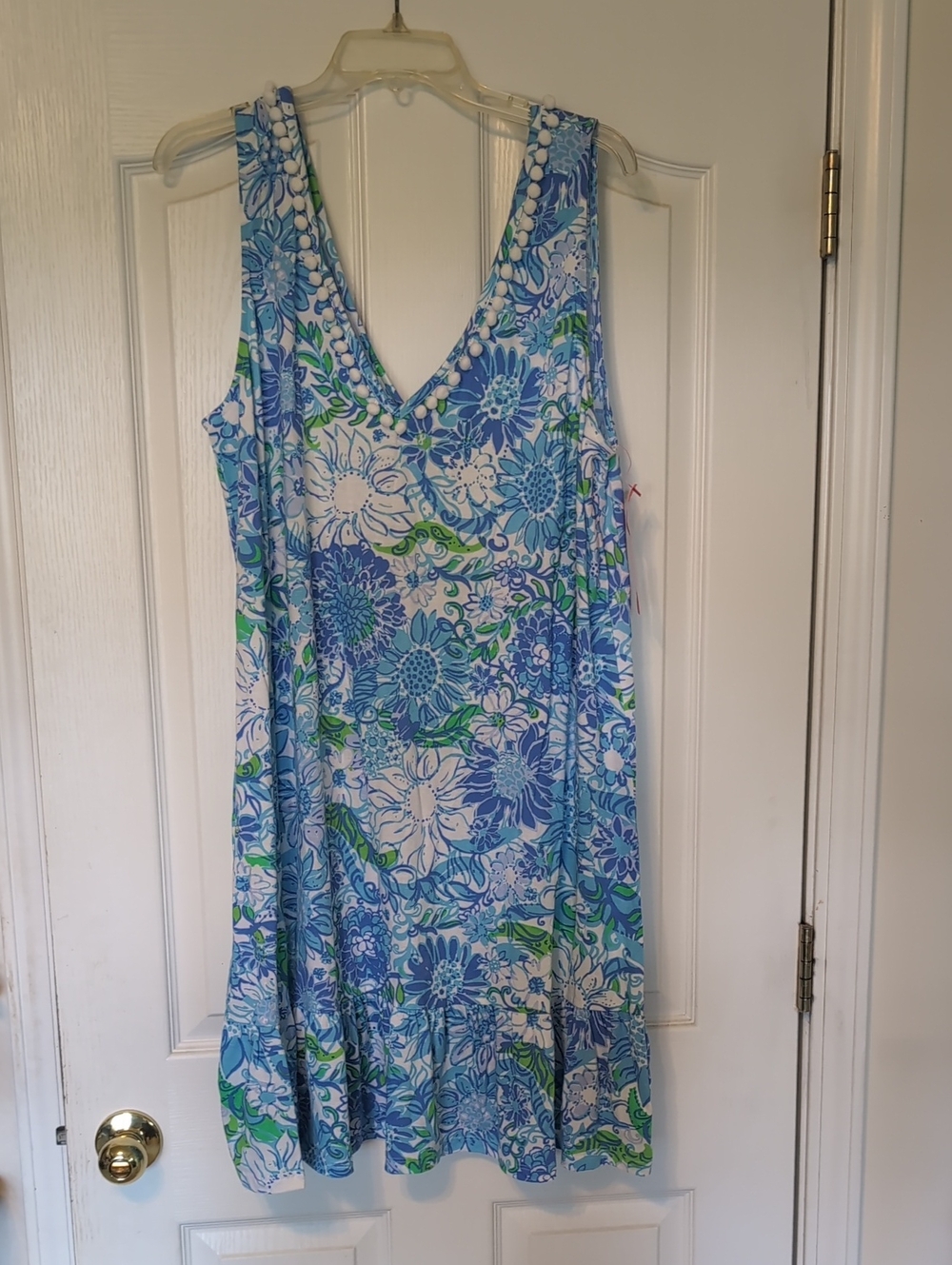 Lilly Pulitzer NWT Frenchie Blue Camilla V-neck Dress